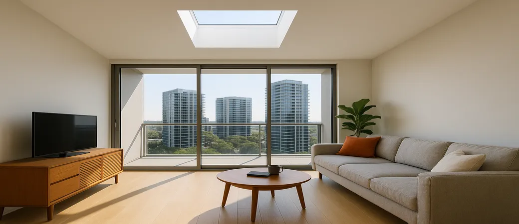 Skylight Solutions for Parramatta's High-Rise Apartments Bringing Light to the Top Floor